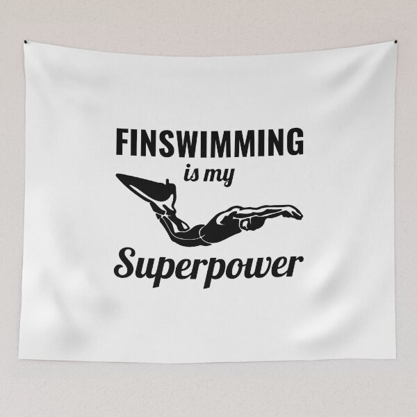 Item preview, Finswimming Fin Swimming Swimmer Water Sport  designed and sold by CuteDesigns1.