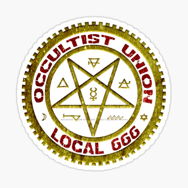 OCCULTIST UNION LOCAL 666 019 Sticker