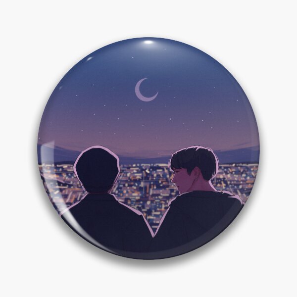 Item preview, Taekook Fanart - Above The Hill designed and sold by viioletbloom.