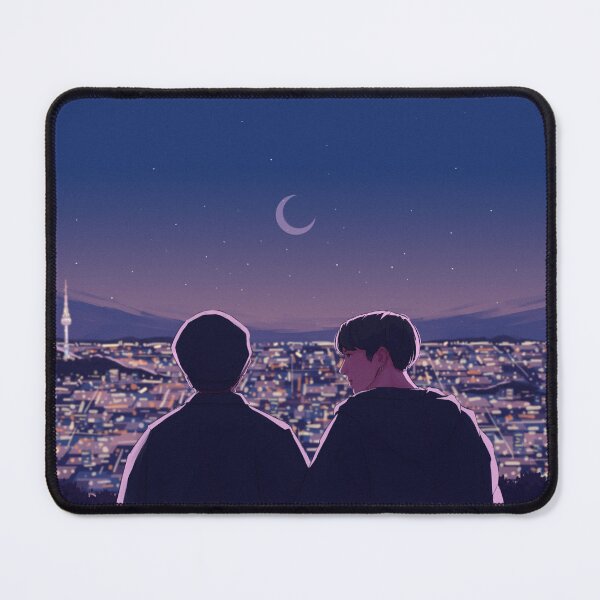 Item preview, Taekook Fanart - Above The Hill designed and sold by viioletbloom.