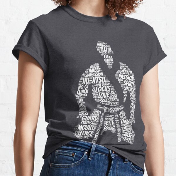 Jiu Jitsu Words Classic T-Shirt