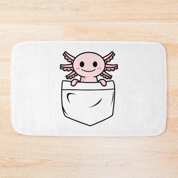 Item preview, Axolotl Pocket | Cute Chibi Axolotl Fish | Best Axolotl Gift | Mexican Salamander designed and sold by KonnichiwaStore.