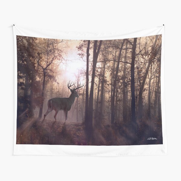 Foggy Morning in Missouri Tapestry