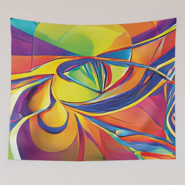 Item preview, Vibrant Life Abstract Digital Paintings designed and sold by ThinkFun! Design.