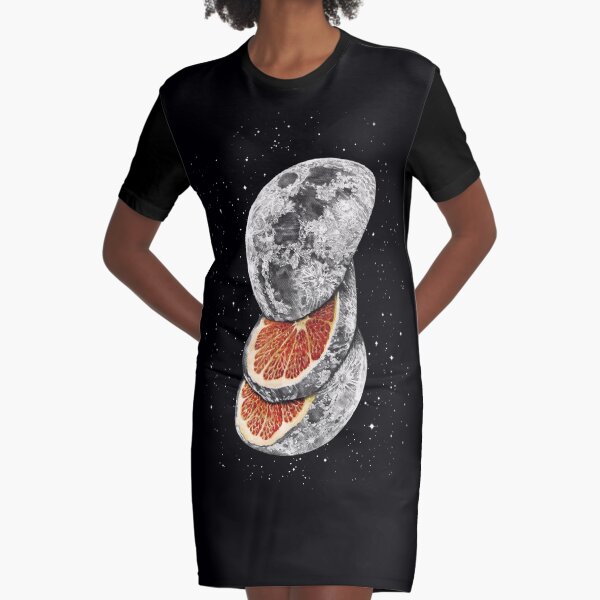 LUNAR FRUIT Graphic T-Shirt Dress