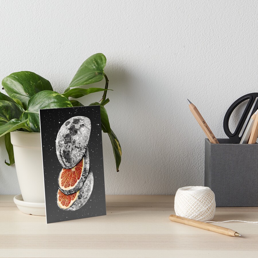 LUNAR FRUIT Art Board Print