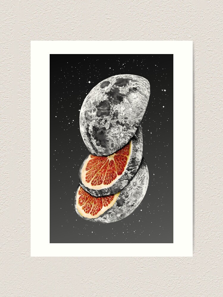 Alternate view of LUNAR FRUIT Art Print