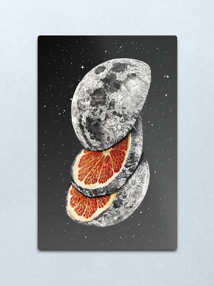 Alternate view of LUNAR FRUIT Metal Print