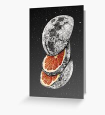 LUNAR FRUIT Greeting Card