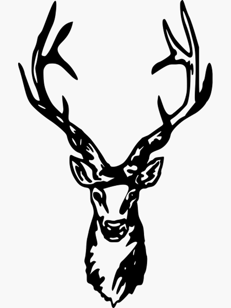 "Deer Roe deer Red deer Hunting" Sticker for Sale by JeanHannabe