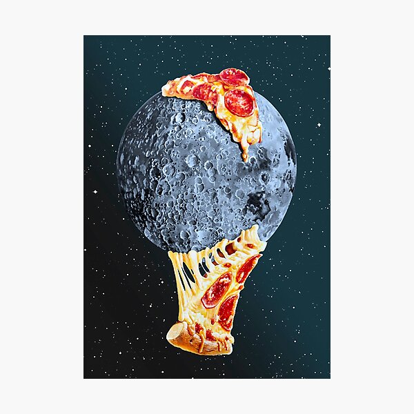 When the moon hits your eye... Photographic Print