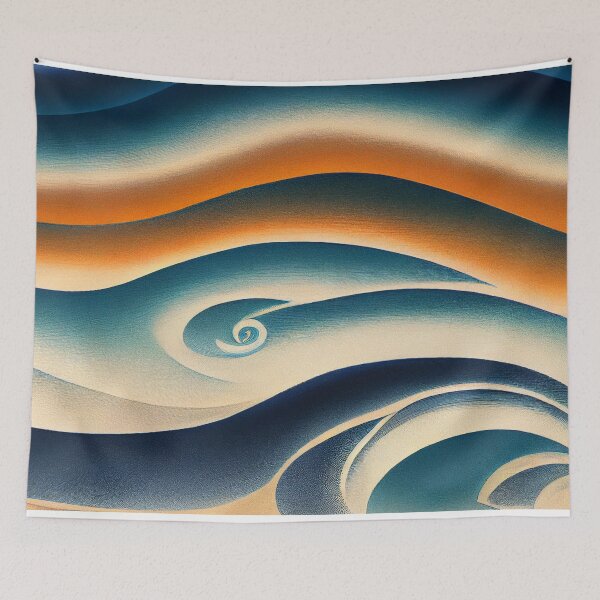 Item preview, Wave Patterns 1 - Created by A.I. designed and sold by Created-by-AI.