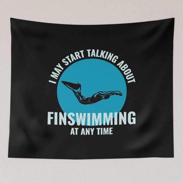 Item preview, Finswimming Fin Swimming Swimmer Water Sport  designed and sold by CuteDesigns1.