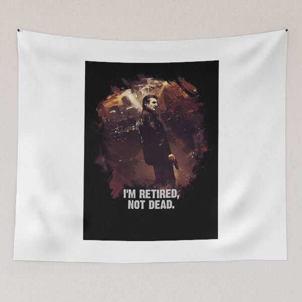 Item preview, Funny Gifts Liam Neeson Retro Wave designed and sold by ErnestoForbes.