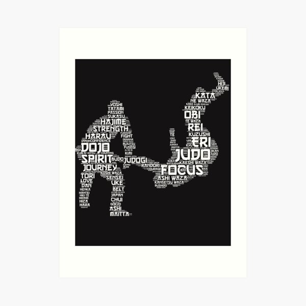 judo-words-art-print-for-sale-by-phoenix23-redbubble