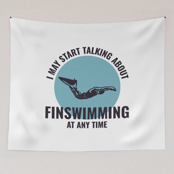 Item preview, Finswimming Fin Swimming Swimmer Water Sport  designed and sold by CuteDesigns1.