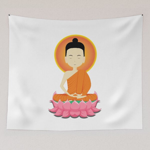 Item preview, The Lord Buddha was seated on a lotus flower designed and sold by March Rider.