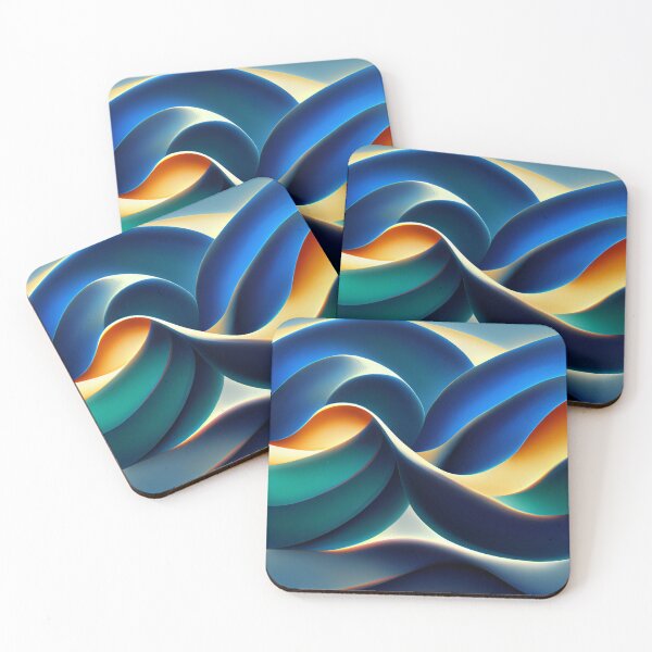 Item preview, Wave Patterns 3 - Created by A.I. designed and sold by Created-by-AI.