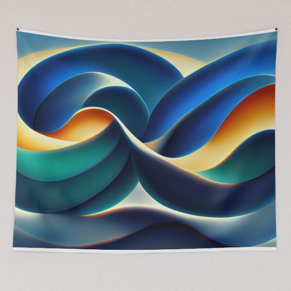 Item preview, Wave Patterns 3 - Created by A.I. designed and sold by Created-by-AI.