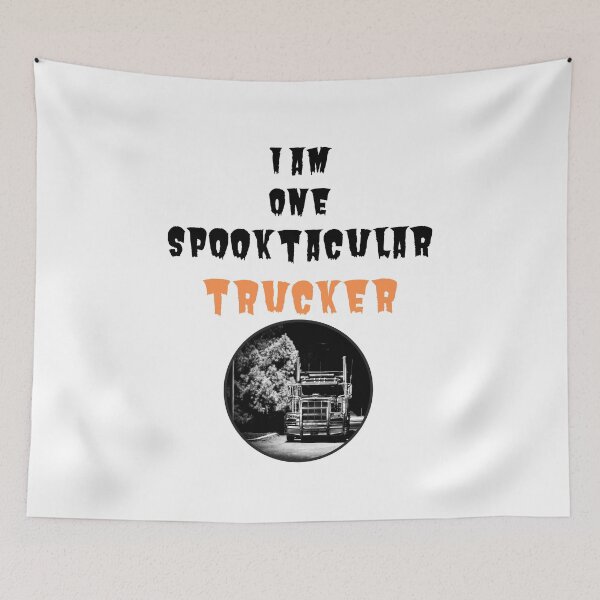 Item preview, One Spooktacular Trucker - Halloween - Funny Trucker designed and sold by OutdoorsZee1.
