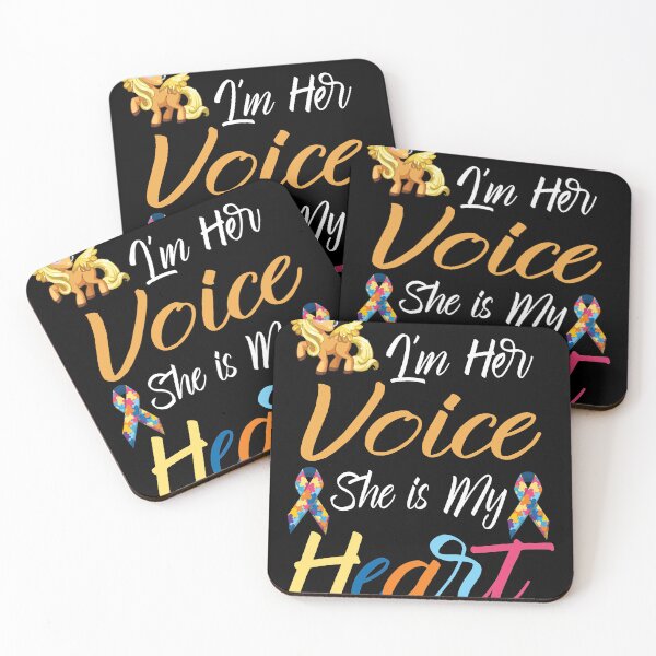 Item preview, I'm Her Voice She is My Heart unicorn Autism Awareness  designed and sold by Mac Store.