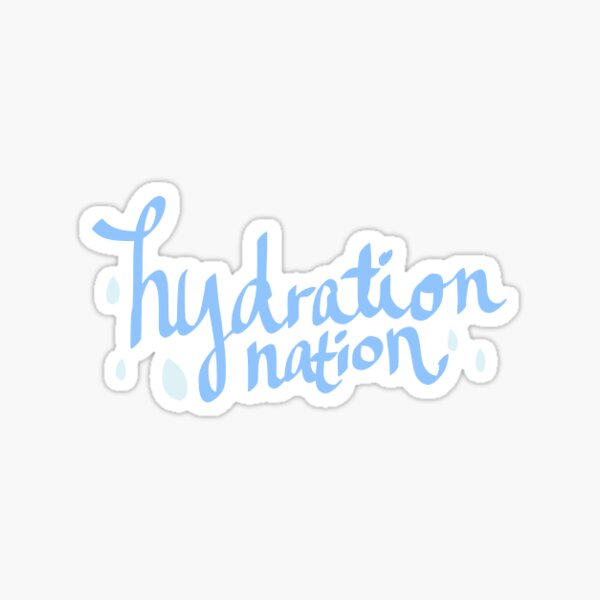 Hydration Nation Sticker