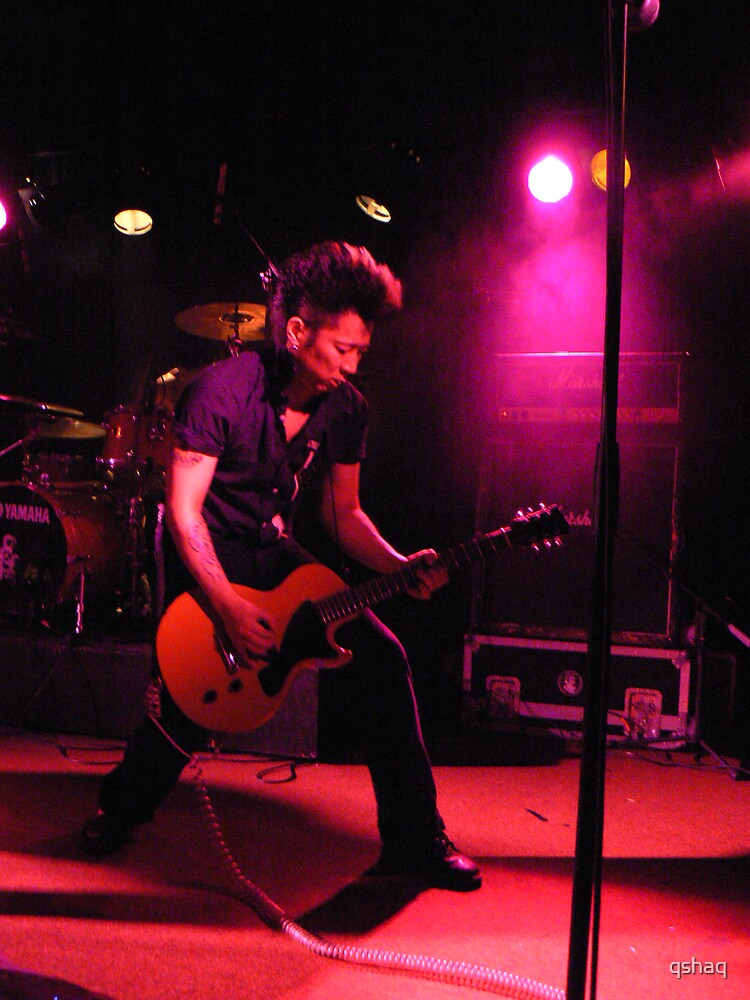 "Jet UK Subs Guitar Player" by qshaq Redbubble