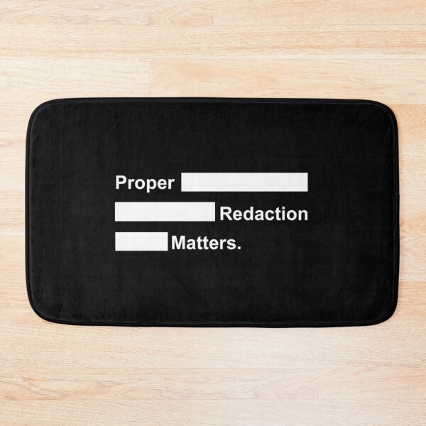 Item preview, Proper Redaction Matters! designed and sold by OldDustyTee.