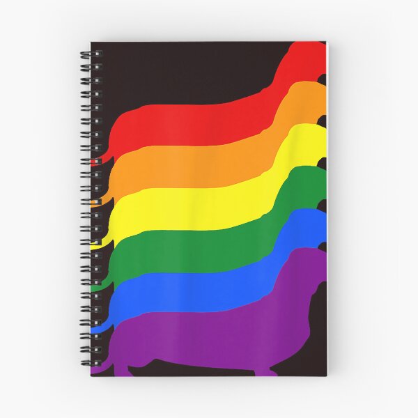 Item preview, Gay Pride Dachshund LGBT Rainbow Flag Awareness  designed and sold by STUARTPETERS.