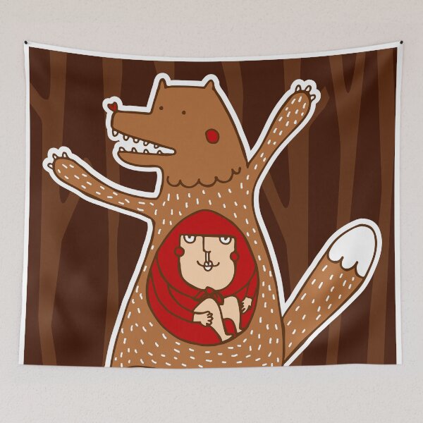 Item preview, Lil' Red Riding Hood designed and sold by littleredcheeks.