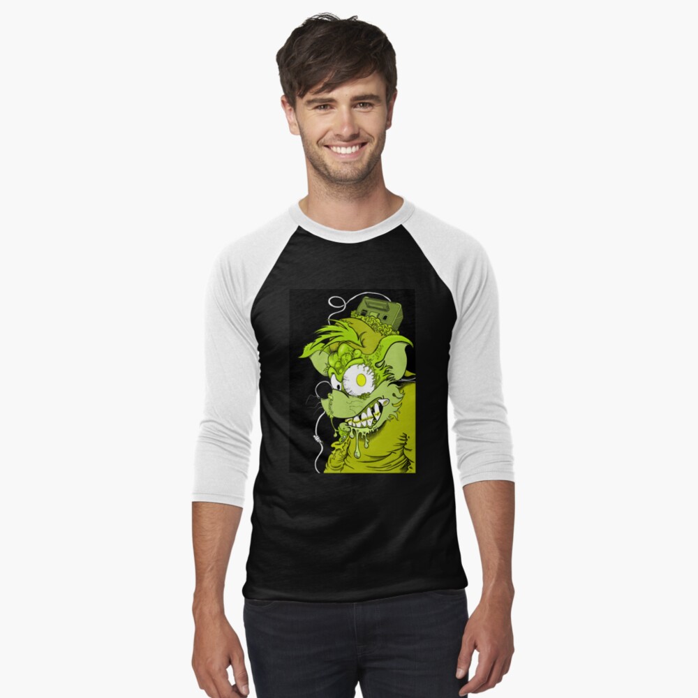 Item preview, Baseball ¾ Sleeve T-Shirt designed and sold by Skinrash.