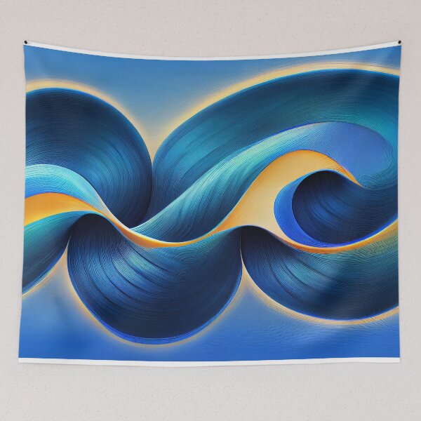 Item preview, Wave Patterns 8 - Created by A.I. designed and sold by Created-by-AI.