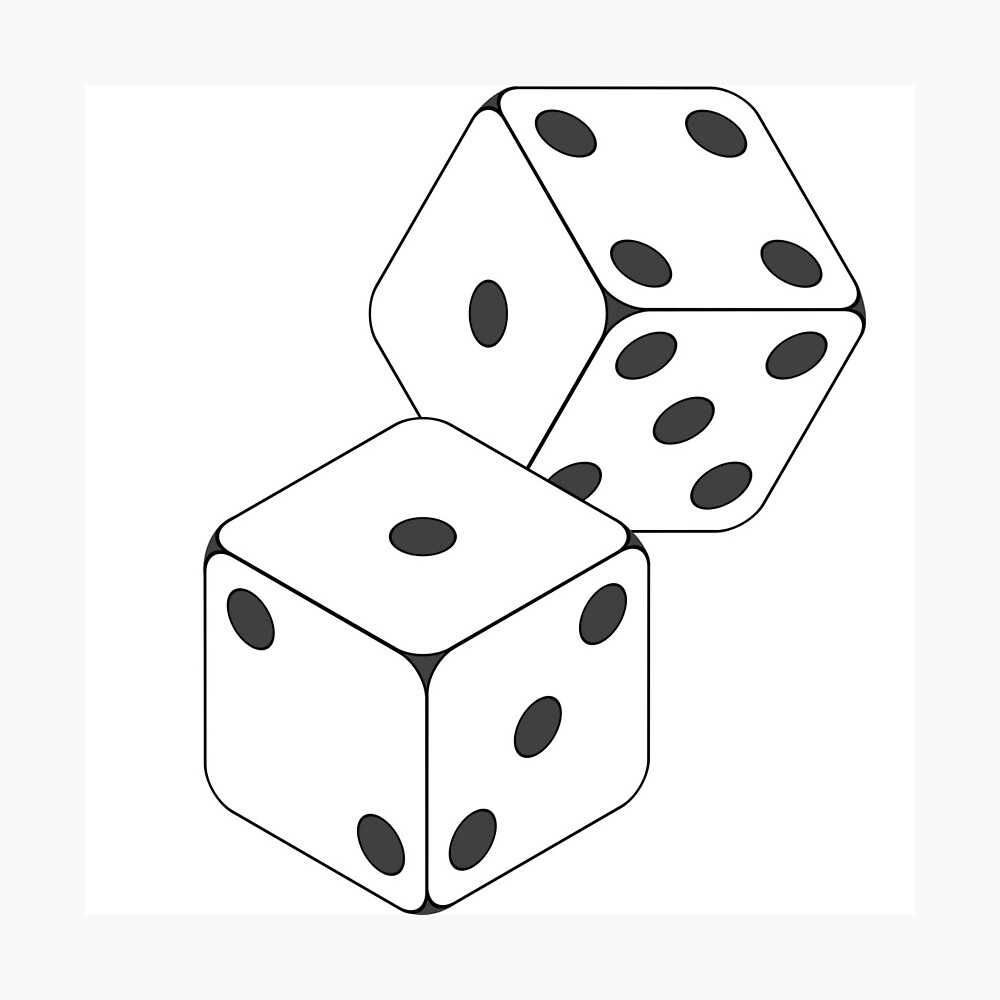 rolled dice metal print by ares286 redbubble