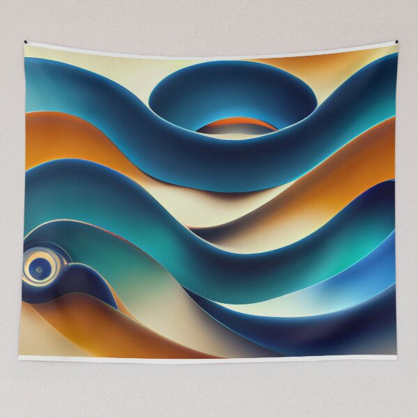 Item preview, Wave Patterns 9 - Created by A.I. designed and sold by Created-by-AI.