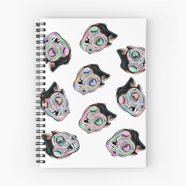 Item preview, Multicoloured cat skulls  designed and sold by Colonels  Basement.