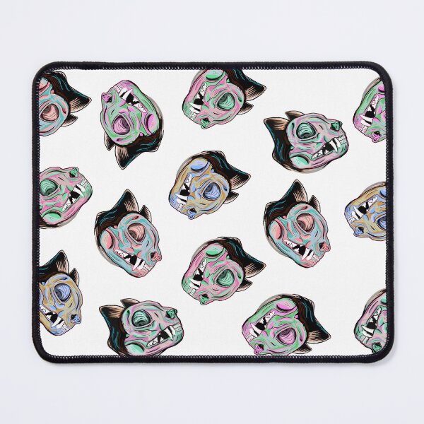 Item preview, Multicoloured cat skulls designed and sold by Colonels Basement.