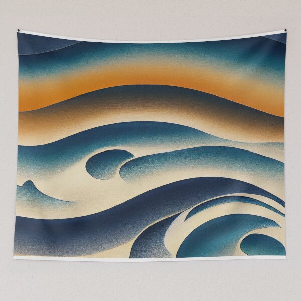 Item preview, Wave Patterns 10 - Created by A.I. designed and sold by Created-by-AI.