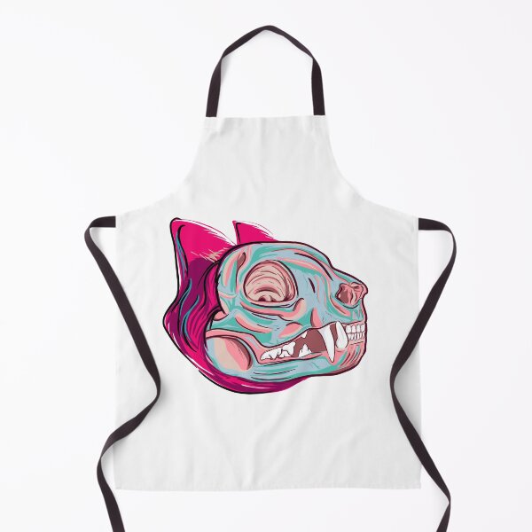 Item preview, Bright pink cat skull designed and sold by Colonels  Basement.