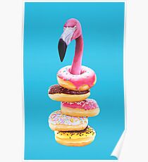 A Famished Flamingo Poster