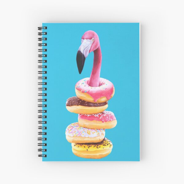 A Famished Flamingo Spiral Notebook