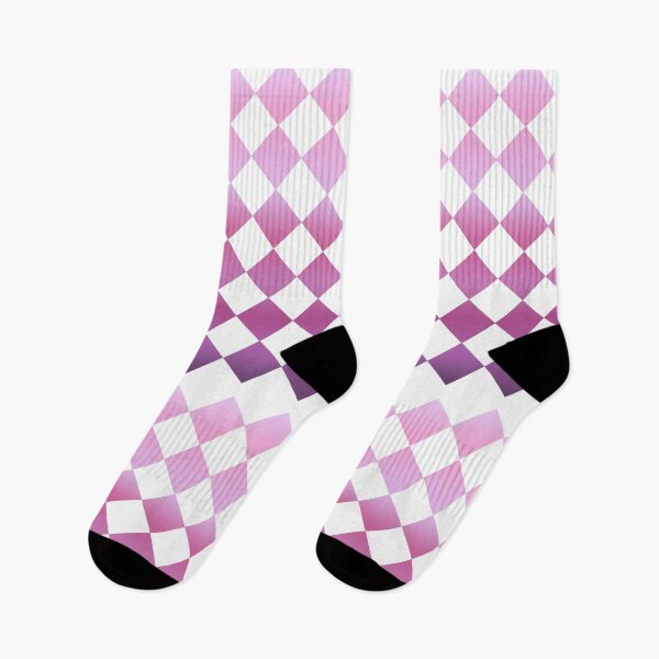 Item preview, Pink rhombus checkerboard pattern designed and sold by MadandMean.
