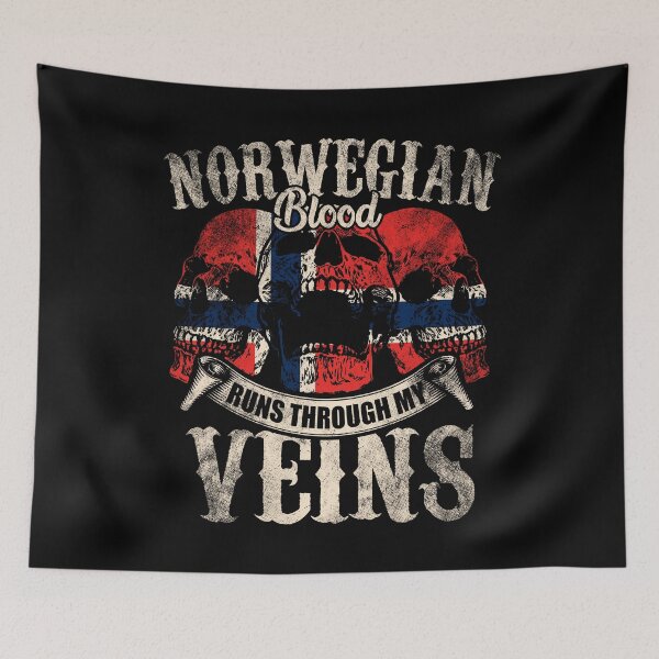 Item preview, Norwegian blood flows through my veins designed and sold by Mila1946.