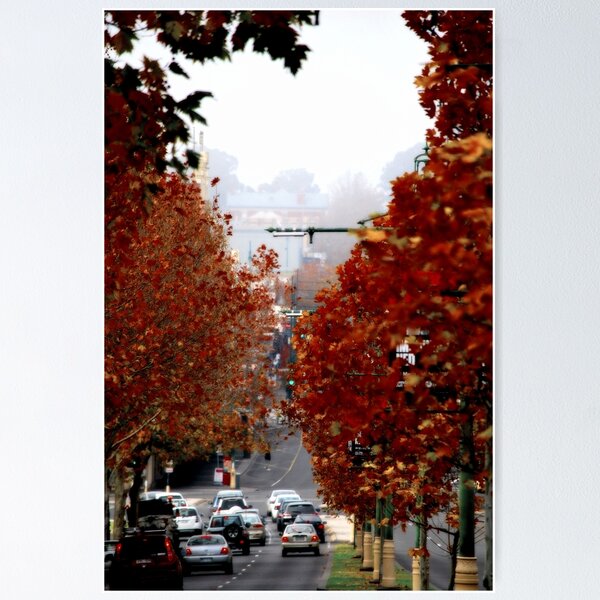 Item preview, Autumnal View Street designed and sold by Lorraine McCarthy.