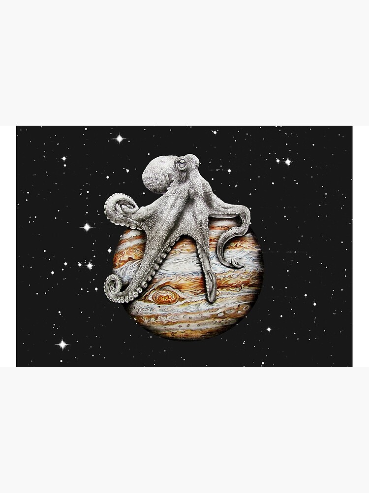 Thumbnail 4 of 4, Zipper Pouch, Celestial Cephalopod designed and sold by jamesormiston.