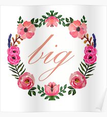 Floral Wreath - Big Poster
