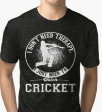 Funny Cricket T Shirt Gift Tri-blend T-Shirt