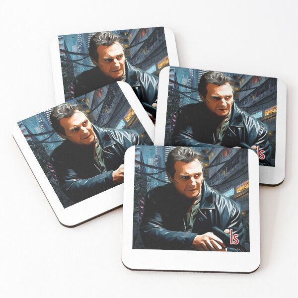 Aperçu de l'œuvre Cadeaux d'amant Liam Neeson Retro Vintage créée et vendue par ErnestoForbes.