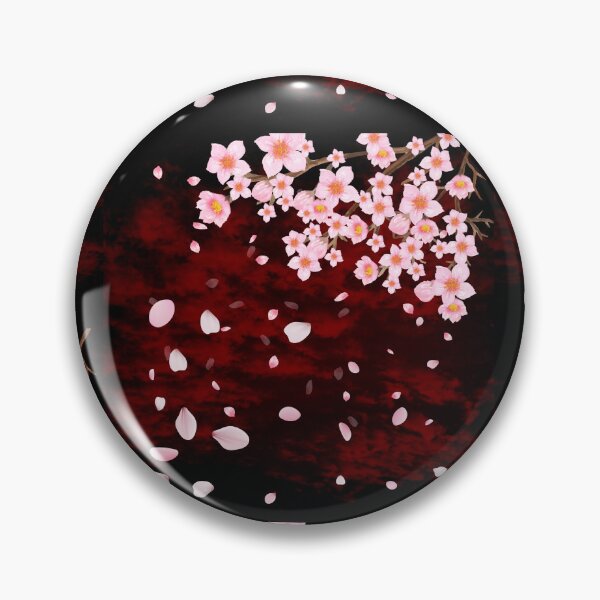 Item preview, Cherry  Blossom, Flowers, Nature, red sky, beautiful scenery, pink flower, sunset, cute designed and sold by Ellecher23.