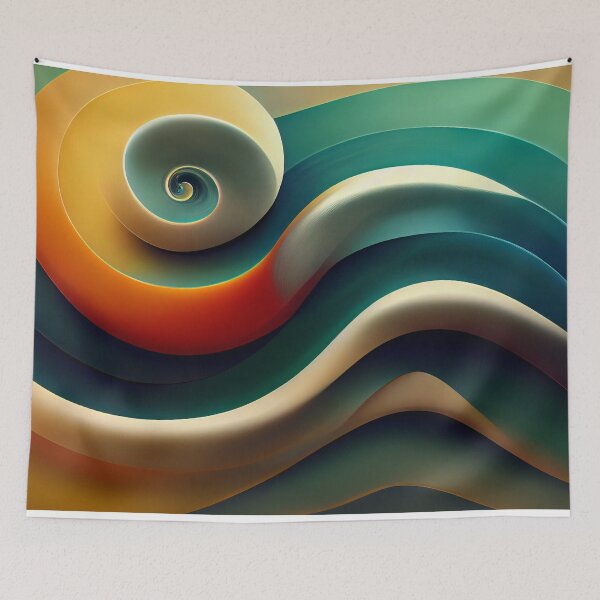 Item preview, Wave Patterns 12 - Created by A.I. designed and sold by Created-by-AI.