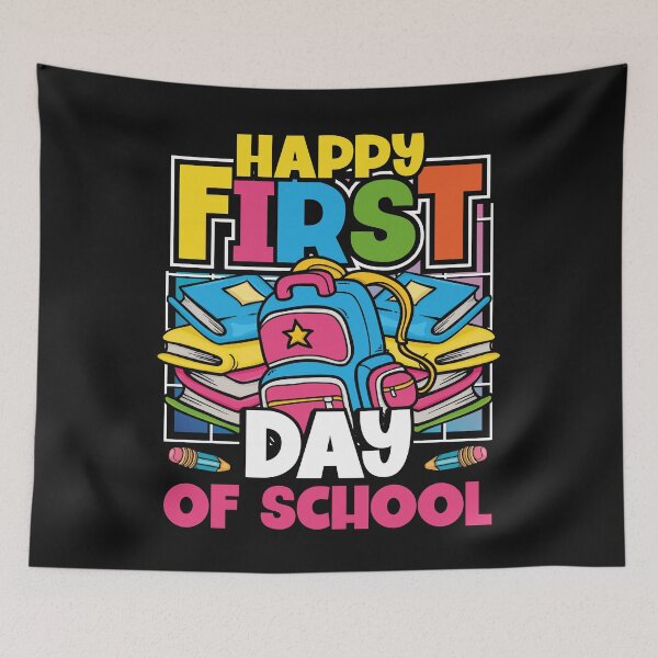 Item preview,  Happy First Day Of School Teachers Student Boys Girls designed and sold by omgsavariya.
